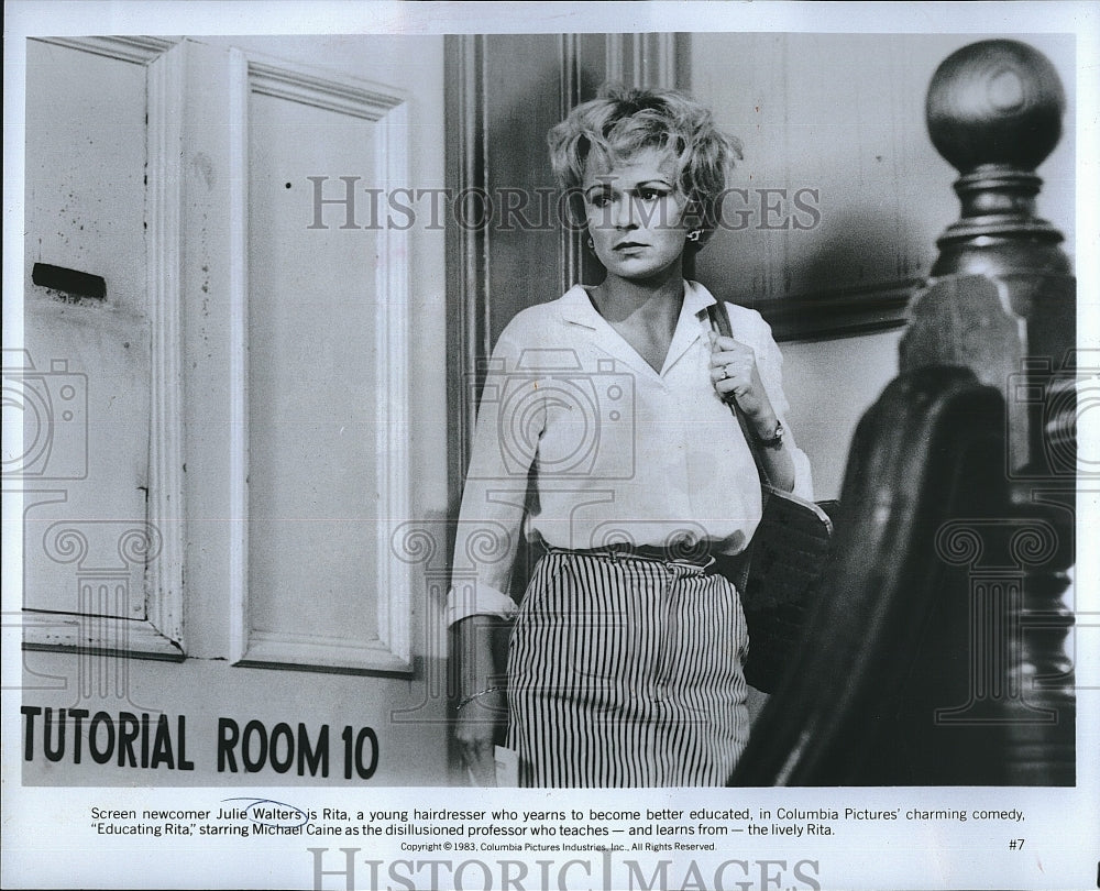 1983 Press Photo Julie Walters starring in &quot;Educating Rita&quot; - Historic Images