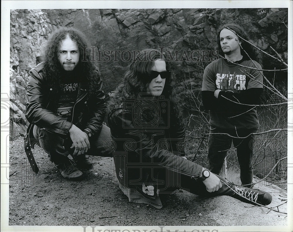 Press Photo The Wargasm, Rock Metal Band with Rich & Barry Spillberg, Bob Mayo. - Historic Images