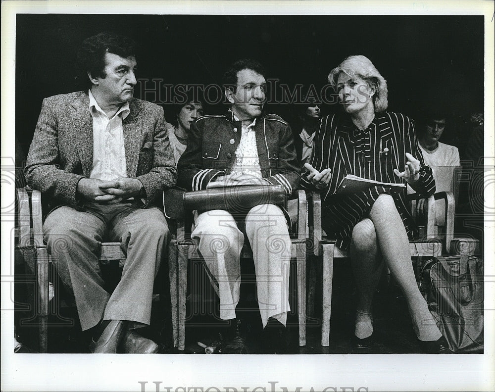 1984 Press Photo Shea Duffin,Vanessa Redgrave &amp; Director Ron Hunter - Historic Images