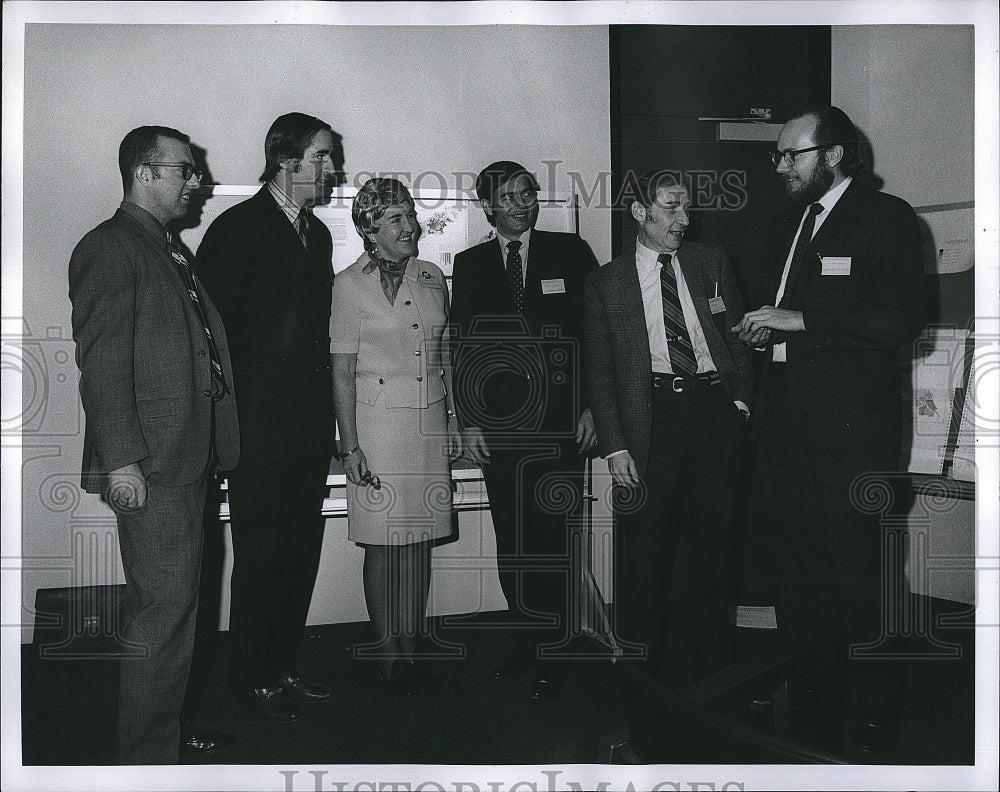 1970 Press Photo David Word, John Sweeney, Marian Colby, Dr Sumner Hoisington, - Historic Images