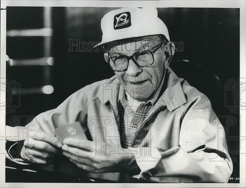 1987 Press Photo Actor/comedian George Burns "Oh God You Devil" - Historic Images