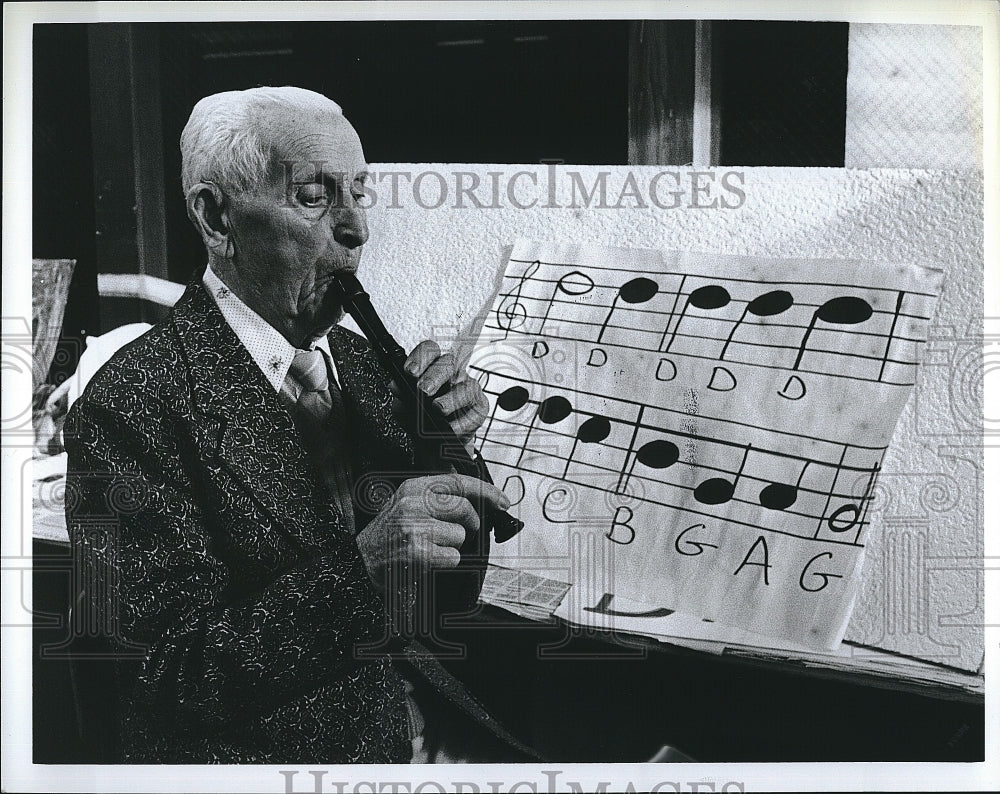 Press Photo Sam Sneed, Artist - Historic Images