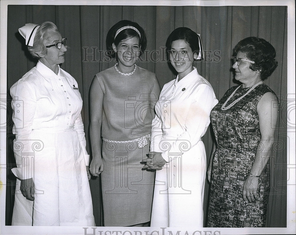 1964 Press Photo Dora Zoloton,E Gilman,Bev Gilman,Mrs Gilman - Historic Images