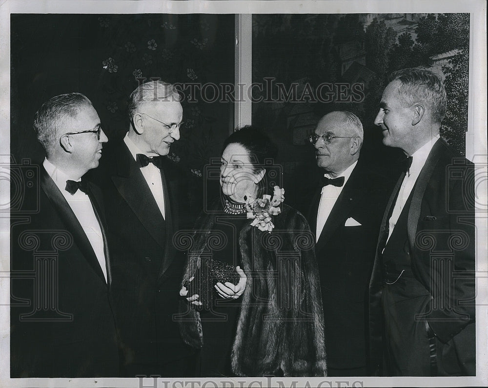 1959 Press Photo robert Mansmann,JW McCormack,&amp; wife,M Boetman,AH Parker Jr - Historic Images