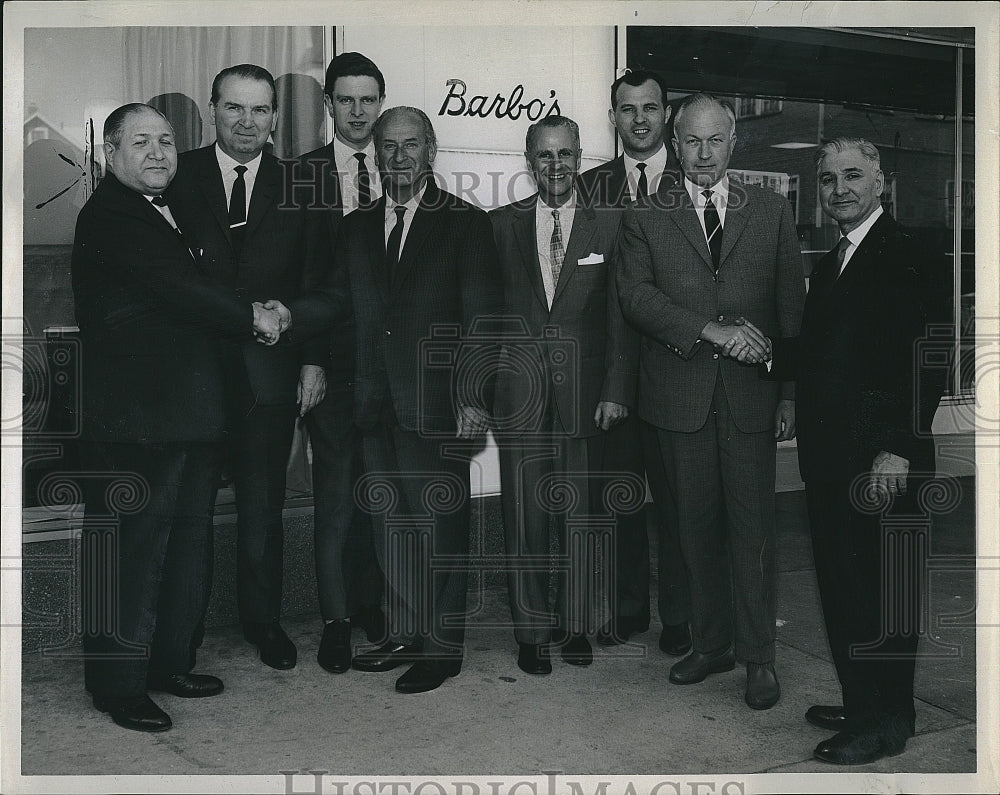 1961 Press Photo L Barvo,A Schroeder,K Dehnert,W Alsdorff,H Aron,G Besserel - Historic Images