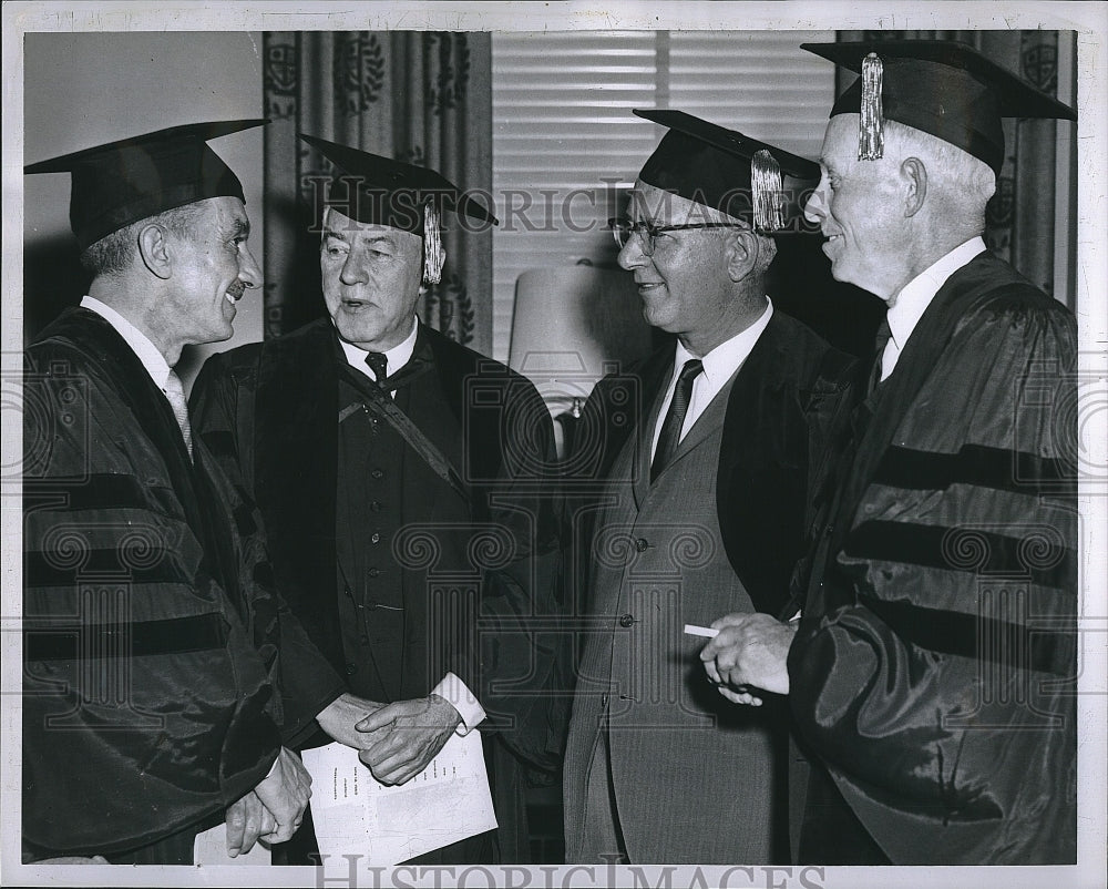 1960 Press Photo Alexis S. Liatis, Greece, Raymond S. Wilkins, D. Brickman - Historic Images