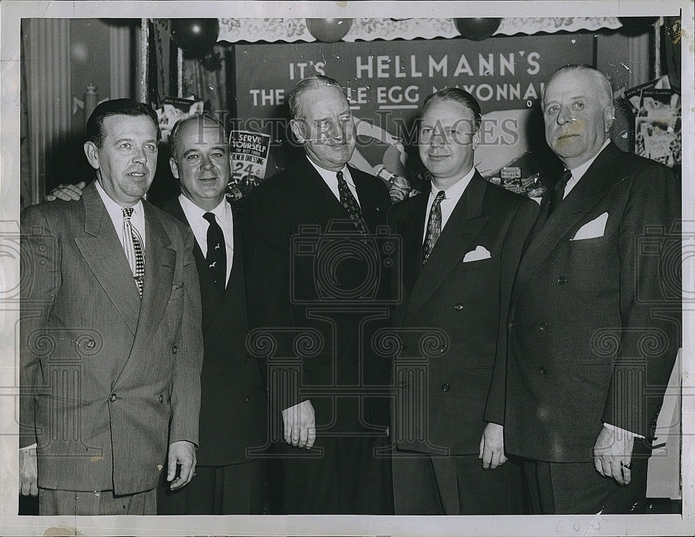 1951 Press Photo Best Foods, F Dole,A Brown,Wm Schroeder,F Murphy - Historic Images