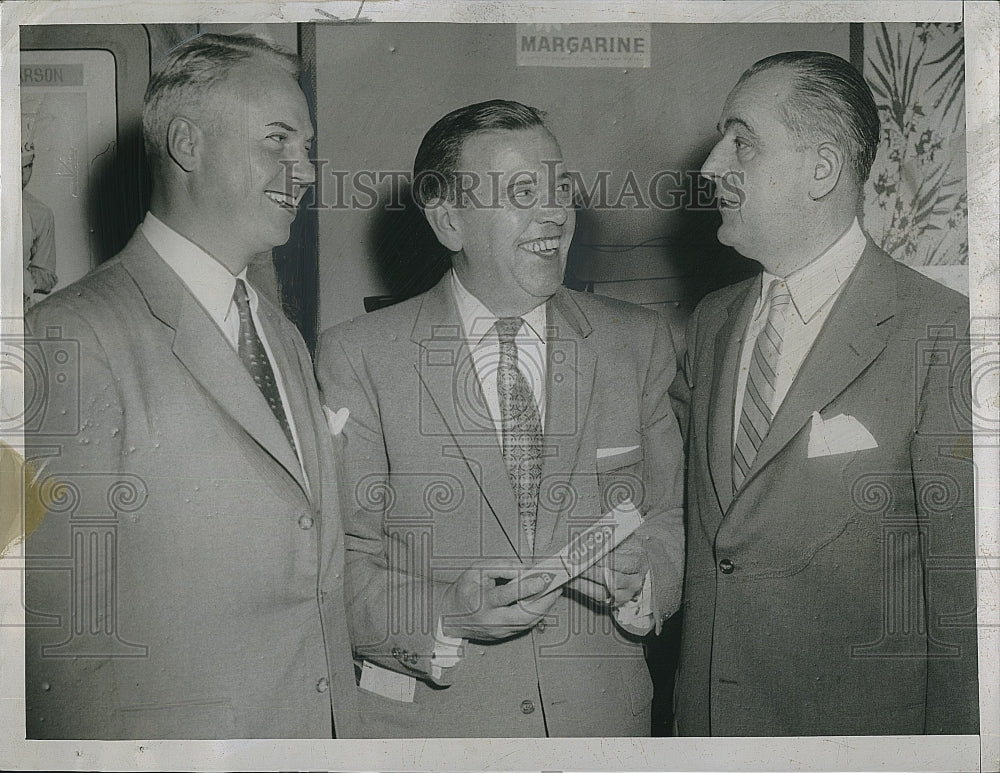 1956 Press Photo Best Foods, Frank Dole,Wm Schroeder & EP Kenny - Historic Images