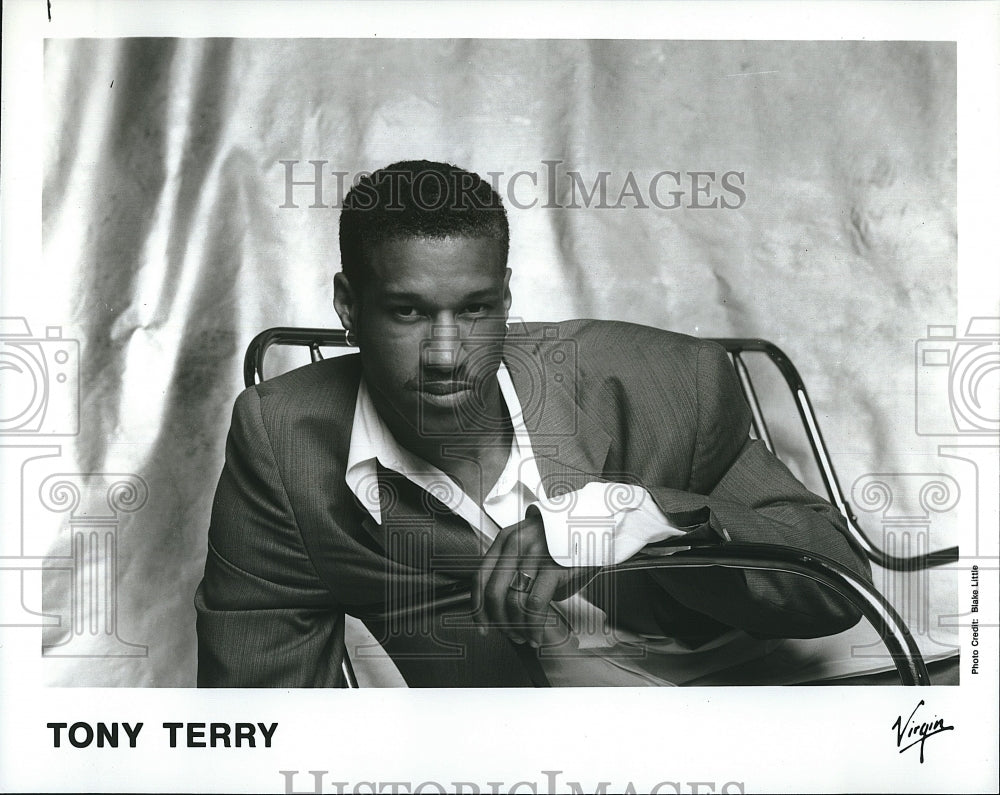 Press Photo Tony Terry, American Soul New Jack Swing Singer, Rhythm And Blues - Historic Images