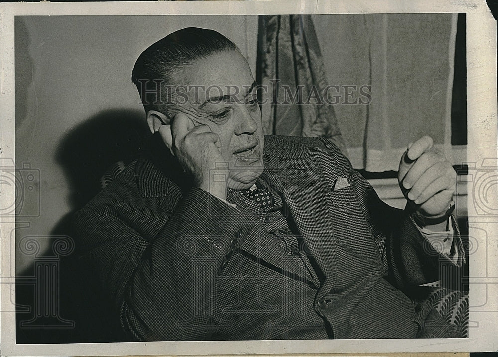 1945 Press Photo Diego Martinez Barrios at Mexico City - Historic Images