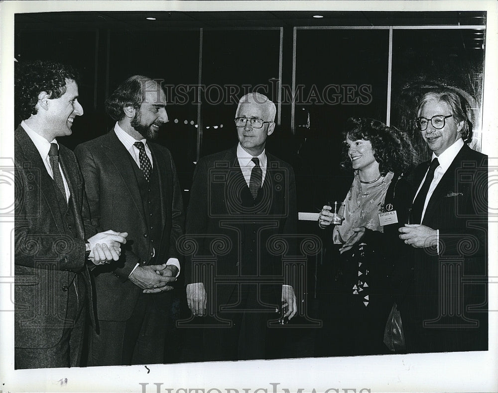 Press Photo David Ross, Rick Ingrascim, Bill Thurston,Rose Thorne,Alan Friedberg - Historic Images