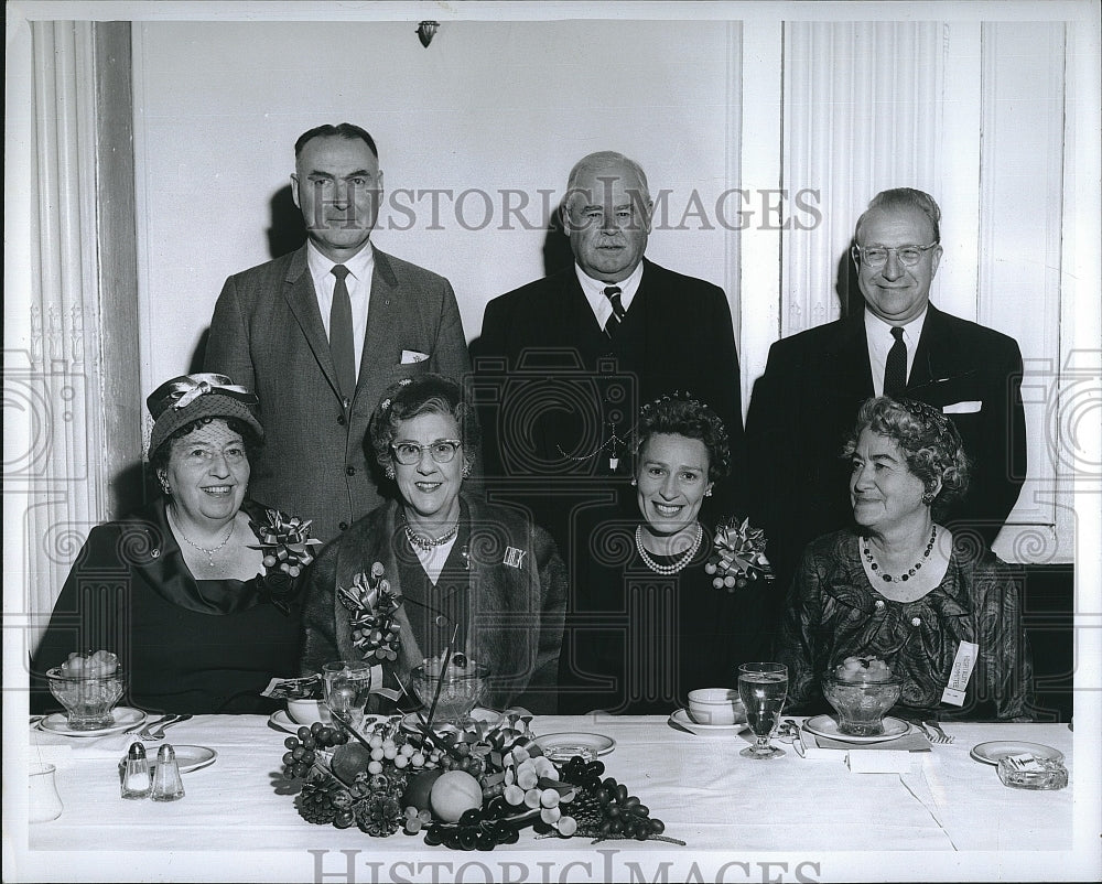 1960 Press Photo Mrs. Americo Chaves, Mrs.Richard Bonney, Mrs. Bradford Washburn - Historic Images