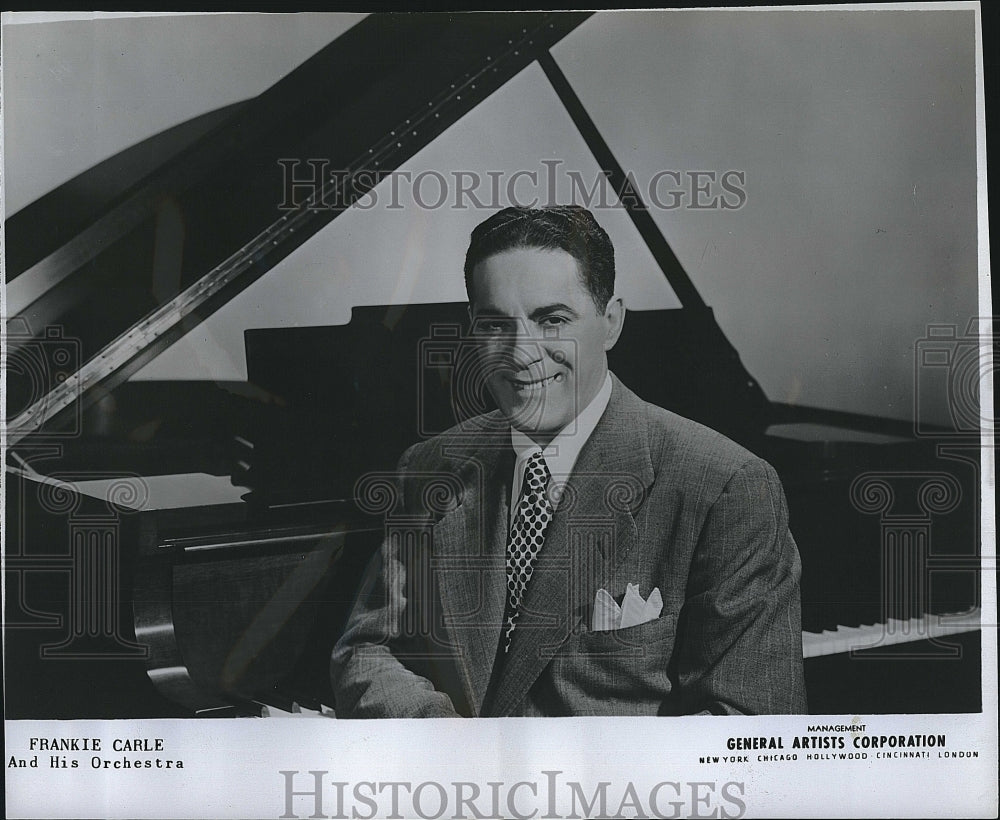 Press Photo Frankie Carle Orchestra Leader - Historic Images