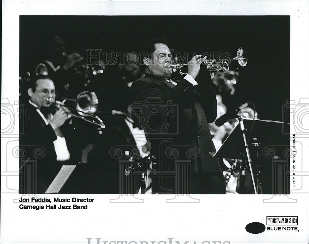 1996 Press Photo Jon Faddis Music Director Carnegie Hall Jazz Band - Historic Images