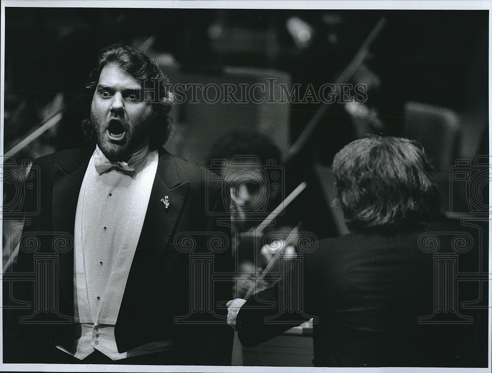 1997 Press Photo Bryan Terfel, Bass-Baritone, Seiji Ozawa - Historic Images