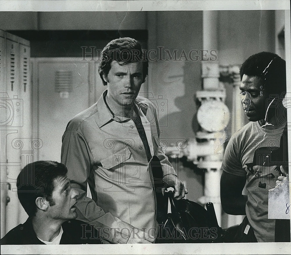 1974 Press Photo &quot;The Rookies&quot; Bruce Fairbairn, Sam Melville,George S Brown - Historic Images