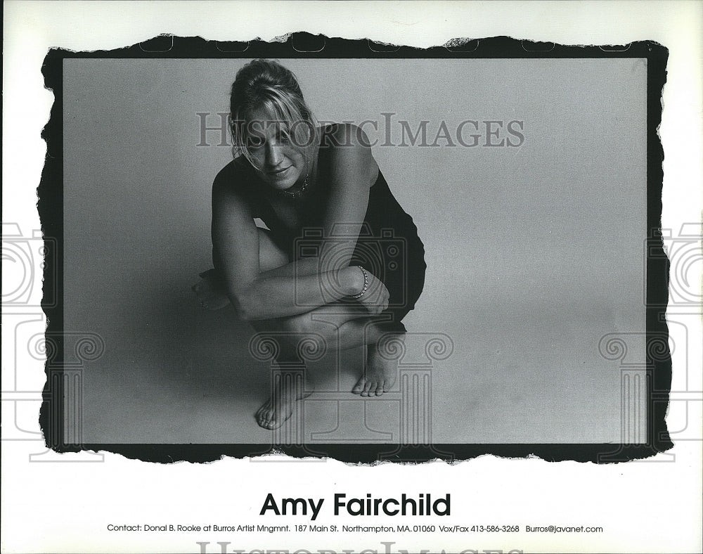 Press Photo Singer Songwriter Amy Fairchild - Historic Images