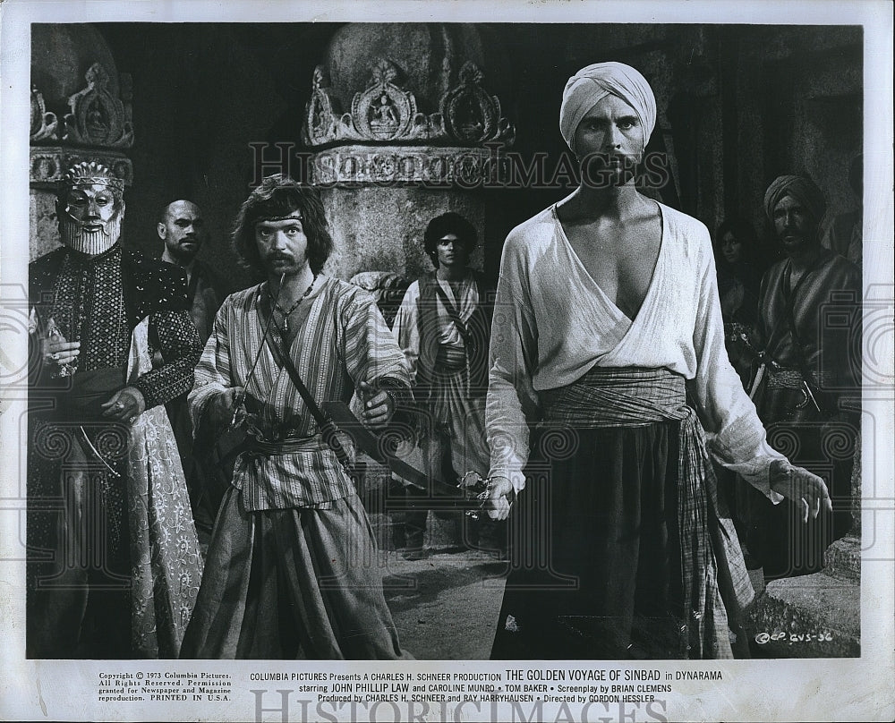 1974 Press Photo "The Golden Voyage of Sinbad" John Philip Law stars - Historic Images