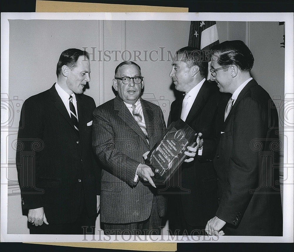 1958 Press Photo Ernest Lawson,Thomas Costin,Jack Drummey,Joe Corkin - Historic Images