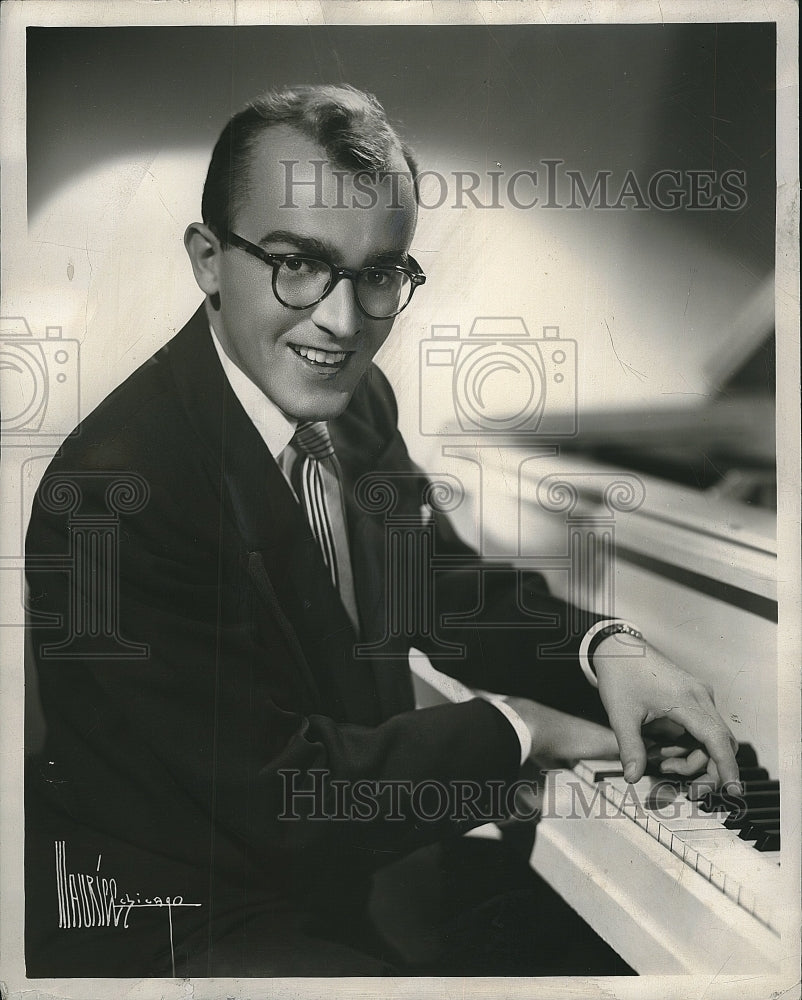 1955 Pianist Bobby Stevenson - Historic Images
