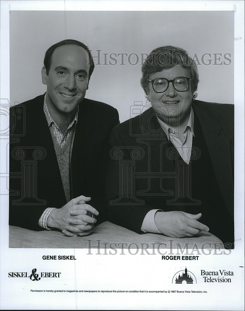 1989 Press Photo &quot;Siskel &amp; Ebert&quot; - Historic Images