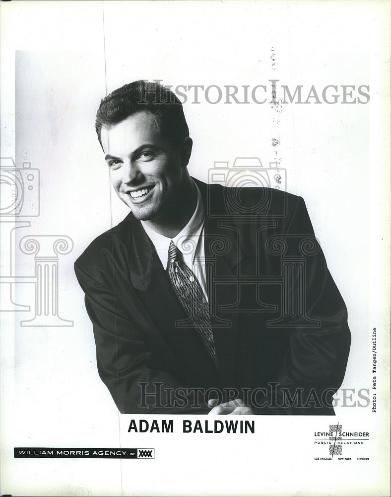 1988 Press Photo Actor Adam Balwin for a&quot;Next of Kin&quot; - Historic Images