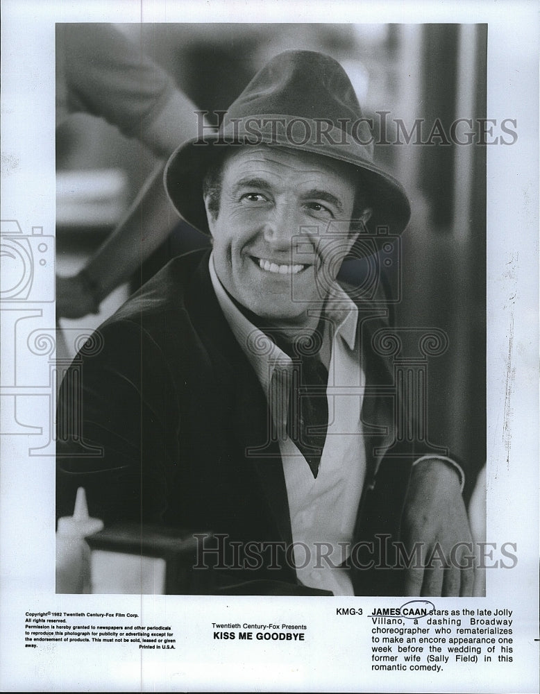 1982 Press Photo &quot;Kiss Me Goodbye&quot; starring James Caan - Historic Images