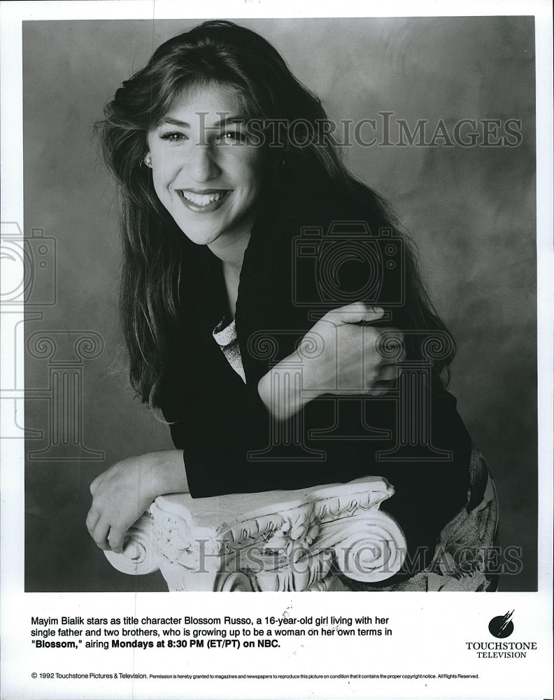 1992 Press Photo  "Blossom" starring Mayim Bialik on NBC - Historic Images