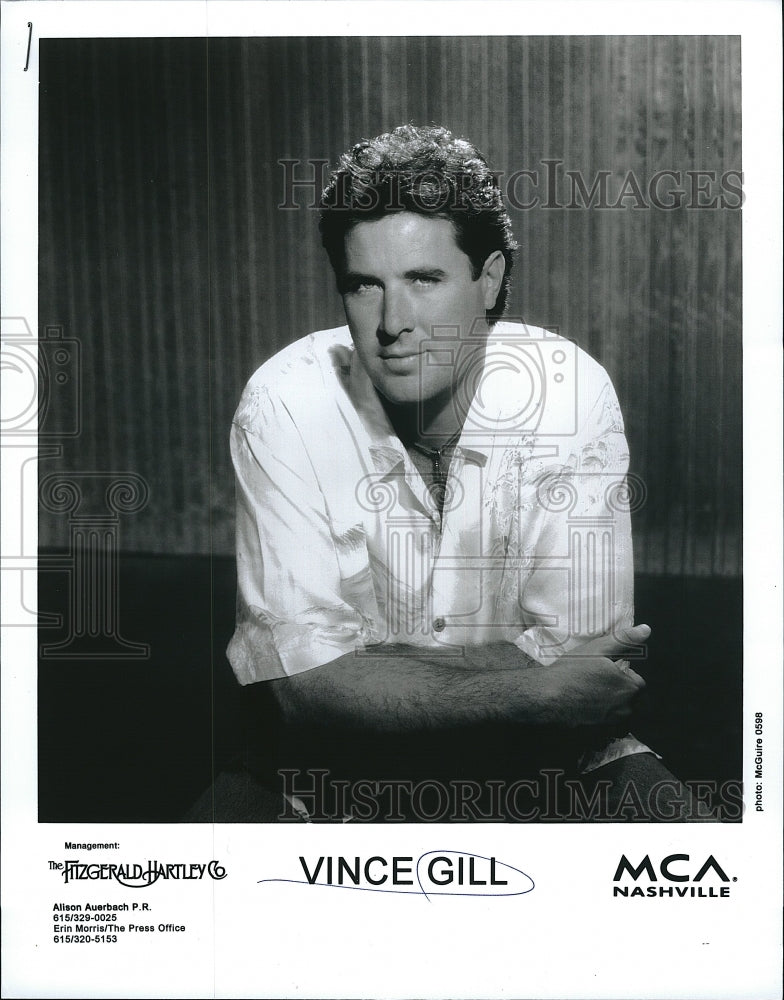 Press Photo Vince Gill - Historic Images