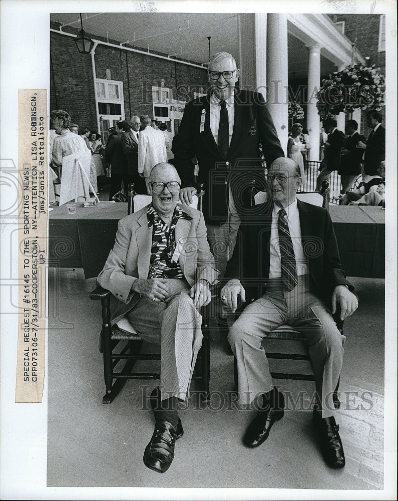 1983 Press Photo Former Sportscaster Jack Brickhouse - Historic Images