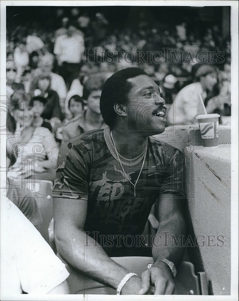 1982 Press Photo Detroits Ron Leflore - Historic Images