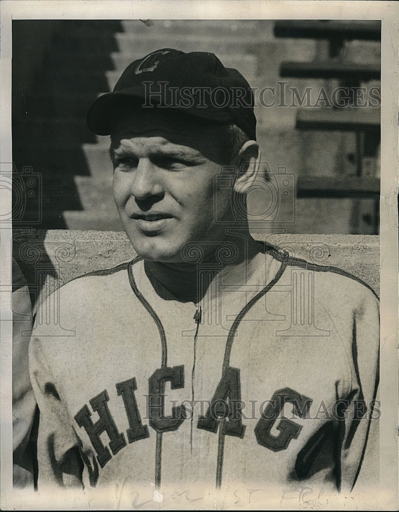 1945 Press Photo Arthur Michalski Chicago White Sox - Historic Images