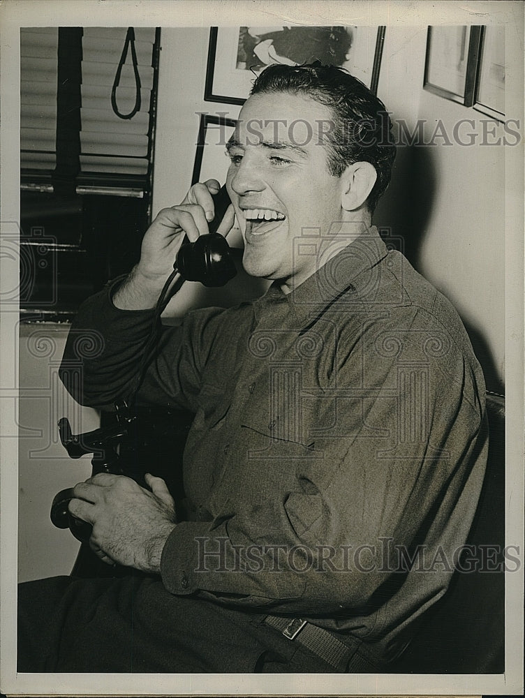 1945 Press Photo Capt Billy Conn to contend for heavyweight title - Historic Images