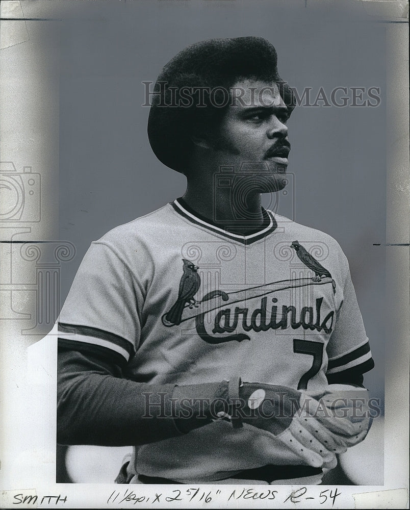 REGGIE SMITH St. Louis Cardinals 1975 Majestic Cooperstown Home