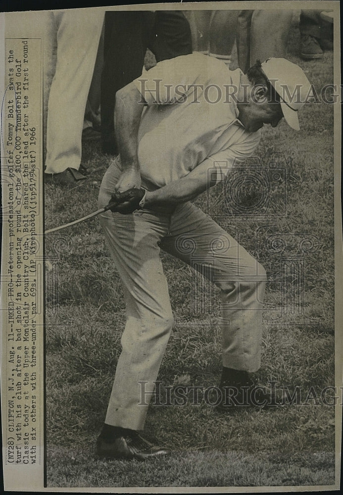 1966 Press Photo Golfer Tommy Bolt at Thunderbird Golf Classic - Historic Images