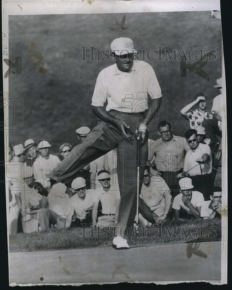 1954 Press Photo Golfer Tommy Bolt PGA Quarterfinals - Historic Images