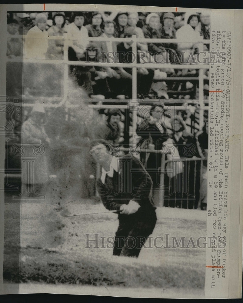 1975 Press Photo Golfer Hale Irwin at British Open Championship - Historic Images