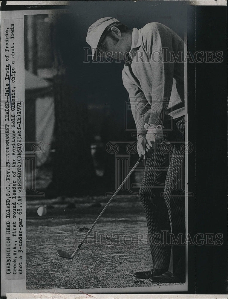 1971 Press Photo Golfer Hale Irwin at Heritage Golf Classic - Historic Images