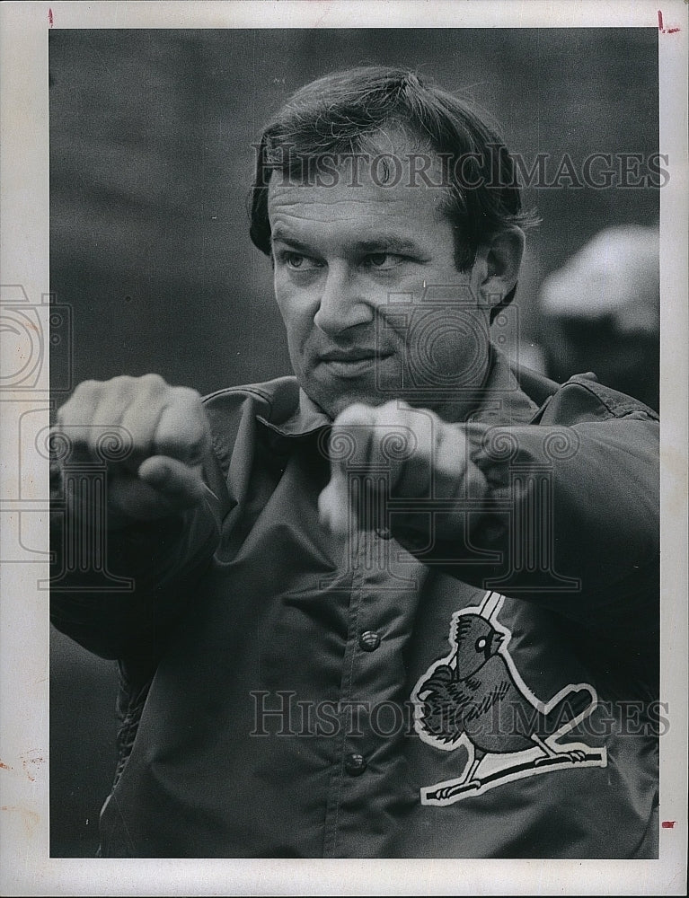 1975 Press Photo  Ray Sedecki of St Louis Cardinals - Historic Images