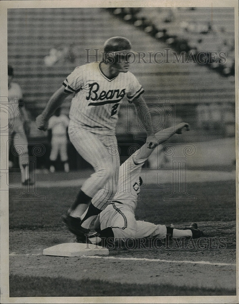 1972 Press Photo Denver Bears baseball,Jim Driscoll - Historic Images