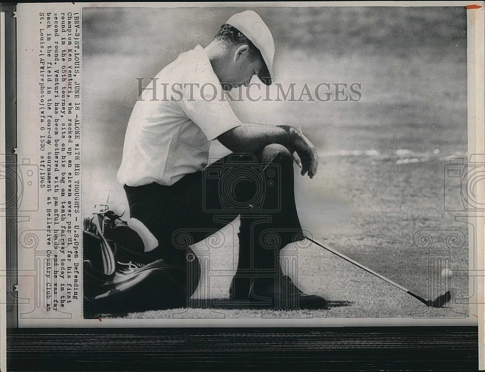 1965 Press Photo U.S. Open Ken Venturi Golf Tournament - Historic Images