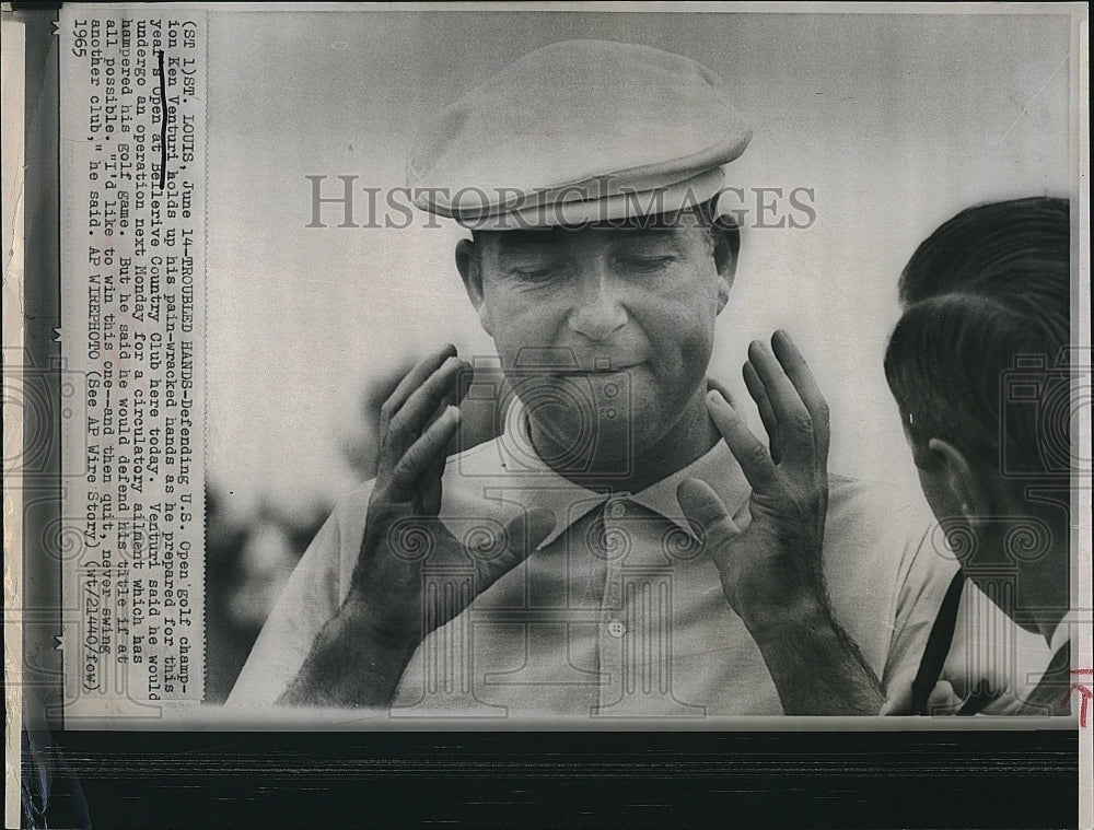 1965 Press Photo US Open Golf champion Ken Venturi - Historic Images