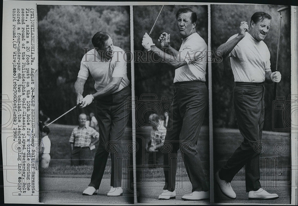 1968 Press Photo Tommy Bolt, Golfer, Philadelphia Golf Classic - Historic Images