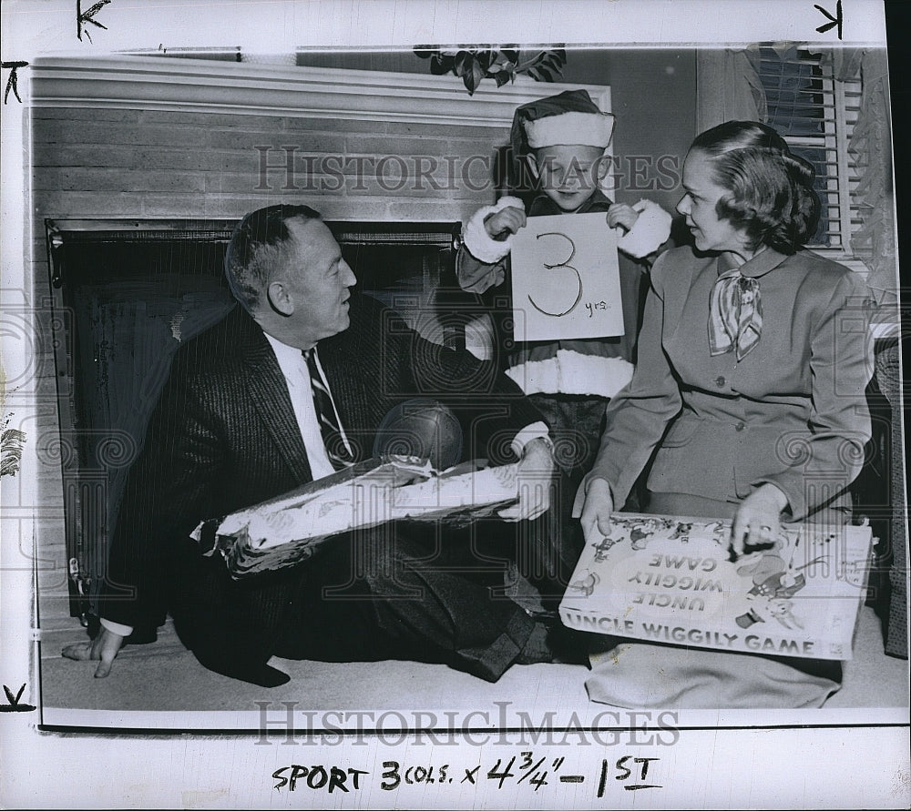 1956 Press Photo Univ. of PA Football Coach Steve Sebo Gets New Contract - Historic Images