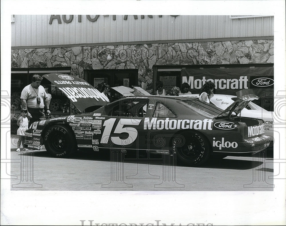 1992 Press Photo Replica stock car for Geoff Bodine at Daytona - Historic Images