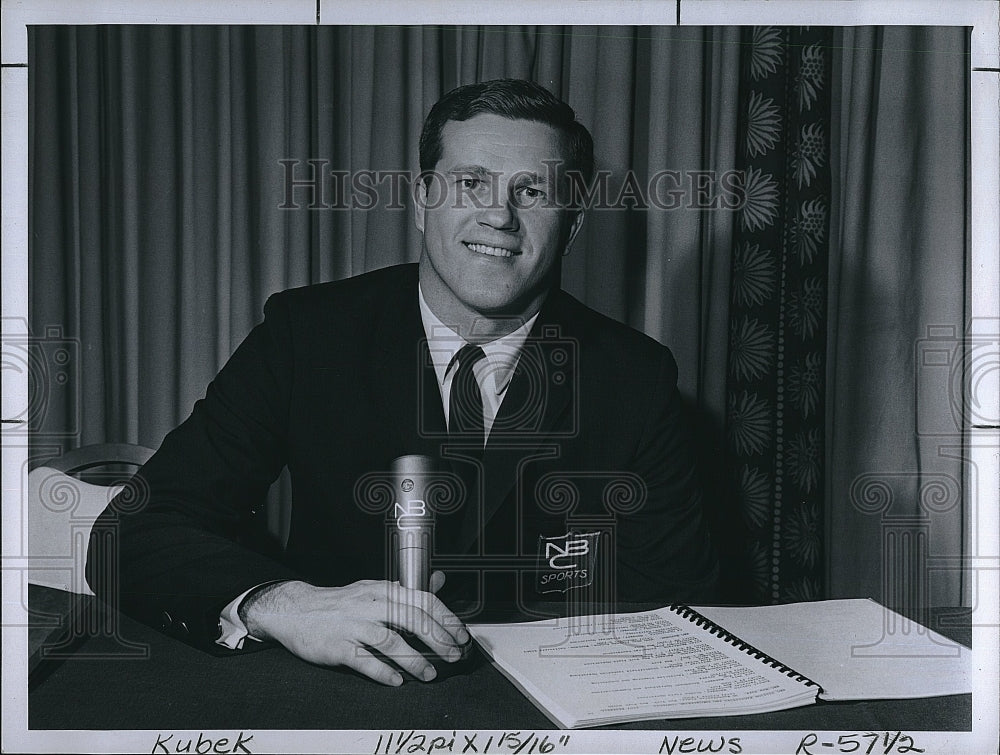 1970 Press Photo NBC announcer, Tony Kubek - Historic Images