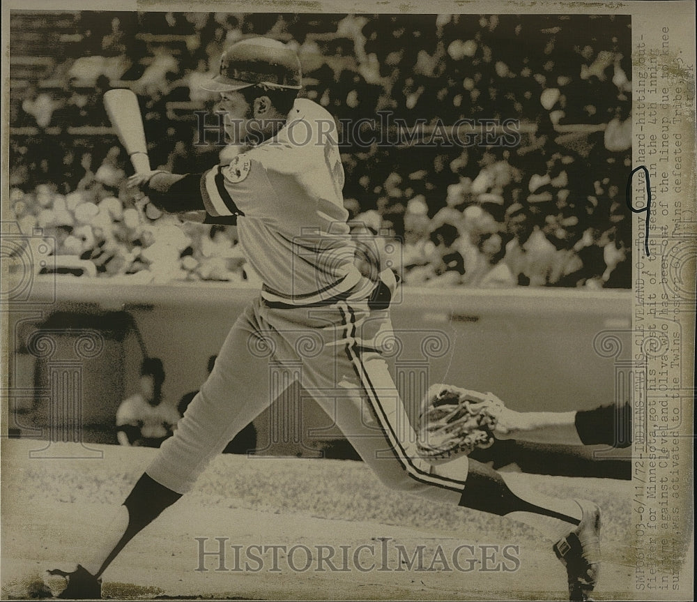 1972 Press Photo  Tony Oliva, Minnesota Twins&#39; star outfielder - Historic Images