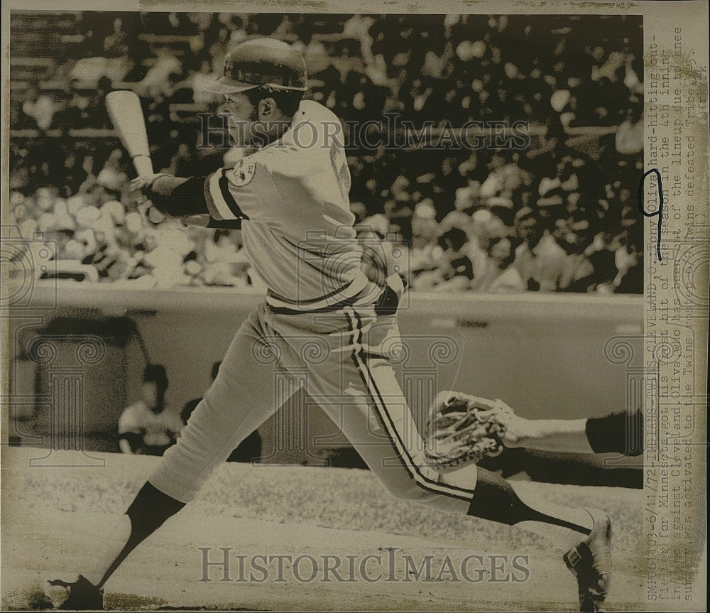 1972 Press Photo  Tony Oliva, Minnesota Twins' star outfielder - Historic Images