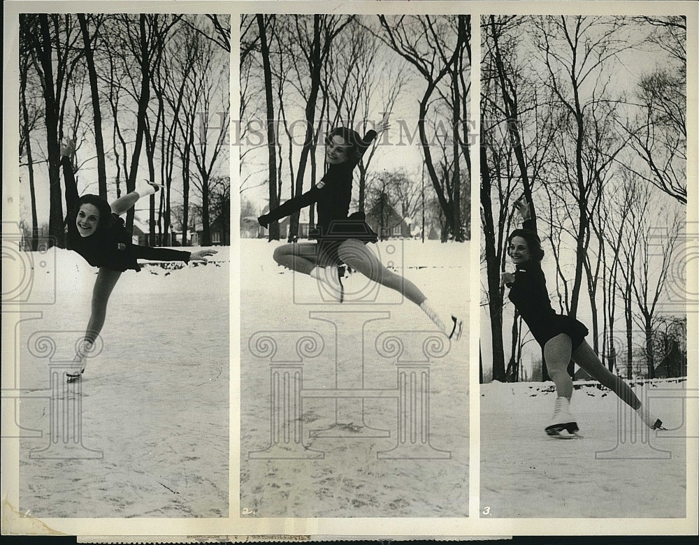 1963 Press Photo Figure Skater Carol Heiss Jenkins IX Winter Olympics - Historic Images