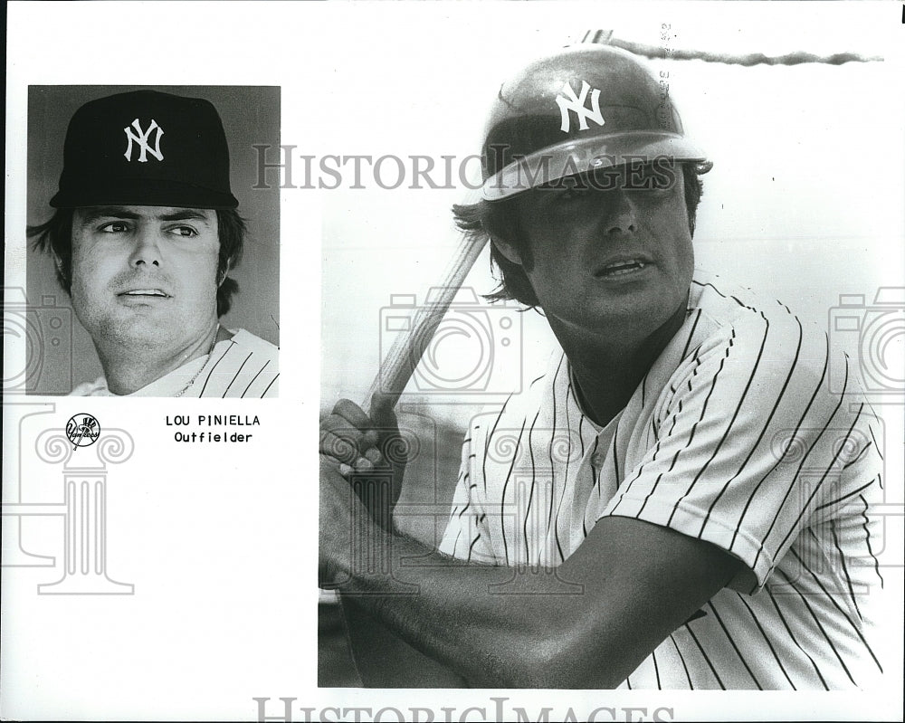 1980 Press Photo Ny Yankee player, Lou Pinella - Historic Images